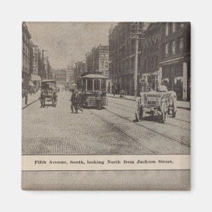 Vorderseite der Fifth Avenue S Magnet
