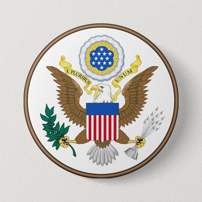 Vorderseite des Großen Siegels Button (Vorderseite)