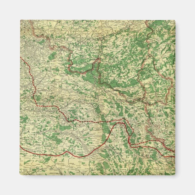 Vorderseite des Westerns Karte Magnet (Vorne)