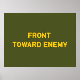VORDERSEITE IN RICHTUNG ENEMY POSTER