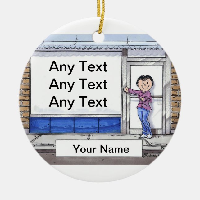 Vorderseite lagern - Weiblich Keramikornament (Vorne)