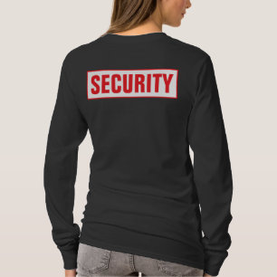 Vorderseite & Rückseite Druck Damen Langarmshirt S T-Shirt