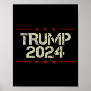 Vorderseite und Rückseite zweiseitig - Trump verha Poster