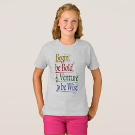 Vorderseite - Zauberhorn Zitat Kinder T - Shirt