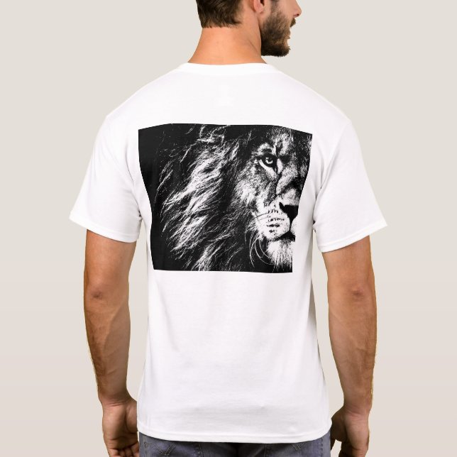 Vorderseite zeichnen Moderne Vorlagentechnik T-Shirt (Rückseite)