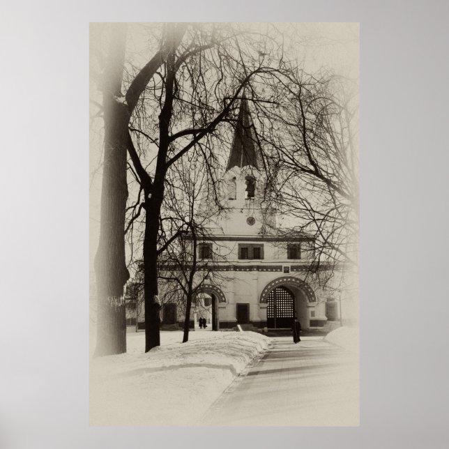 Vordertor Moskauer Anwesen Museumsreservat Kolomen Poster (Vorne)