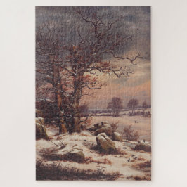 Vordingborg im Winter von J.C. Dahl Fine Art