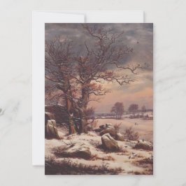 Vordingborg im Winter von J.C. Dahl Fine Art Einladung