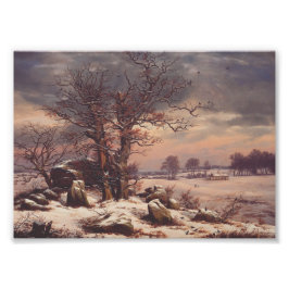 Vordingborg im Winter von J.C. Dahl Fine Art Fotodruck