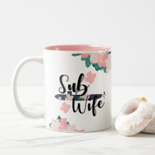 VorEhefraublumenmarine Submariner Zweifarbige Tasse