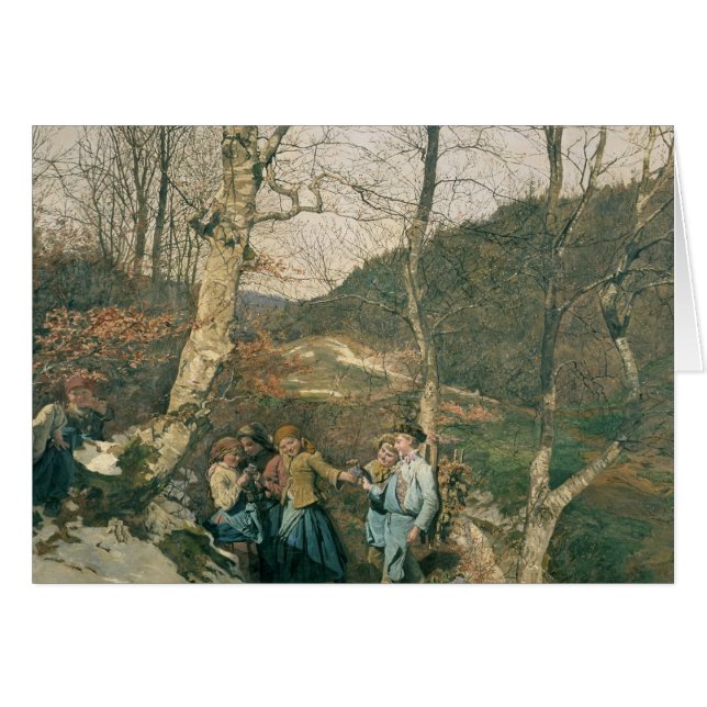 Vorfrühling im Wien-Holz (Vorderseite (Horizontal))
