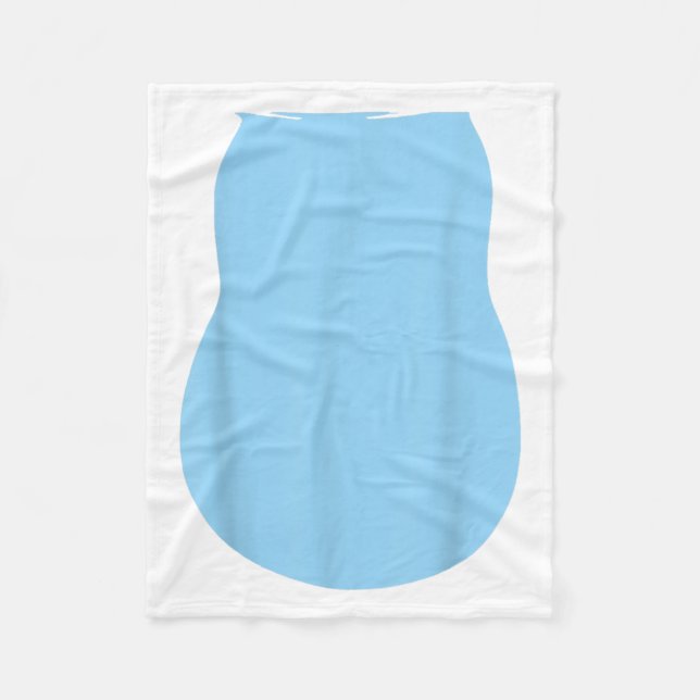 Vorgeben Alien Dog Kostüm Halloween Blue Alien Dog Fleecedecke (Vorderseite)