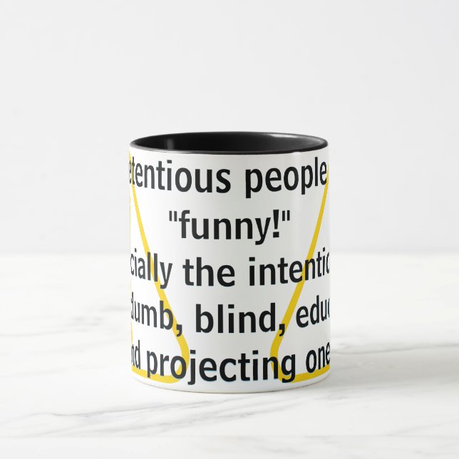 Vorgebliche Leute sind "lustig!"   Tasse (Zentrum)