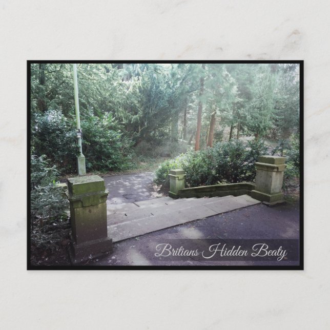 Vorgelagerte Treppe: Postkarte (Vorderseite)