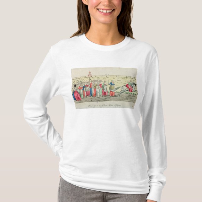 Vorgerückter Schutz der Frauen, die zu gehen T-Shirt (Vorderseite)