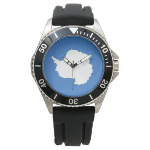 Vorgeschlagene Flagge der Antarktis (von Graham Ba Armbanduhr