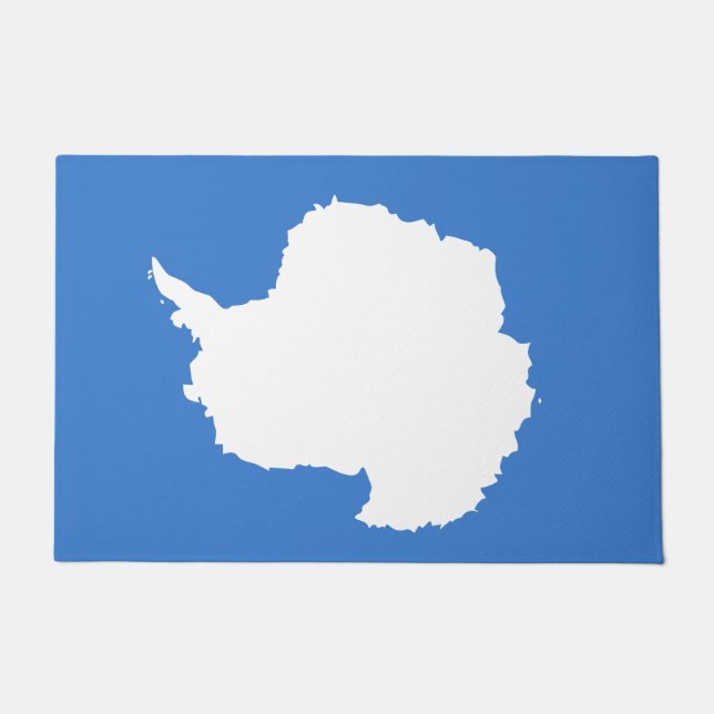Vorgeschlagene Flagge der Antarktis (von Graham Ba Fußmatte (Vorderseite)