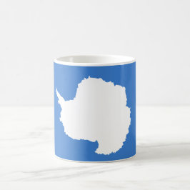 Vorgeschlagene Flagge der Antarktis (von Graham Ba Kaffeetasse
