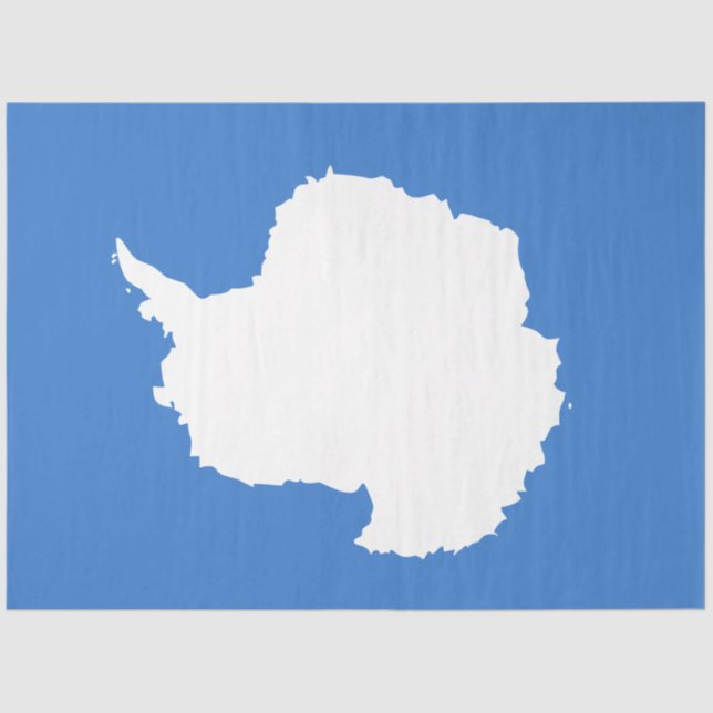 Vorgeschlagene Flagge der Antarktis (von Graham Ba Seidenpapier (Vorderseite)