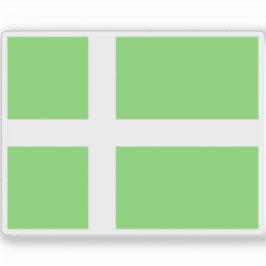 Vorgeschlagene Flagge Grönlands (1984) Aufkleber