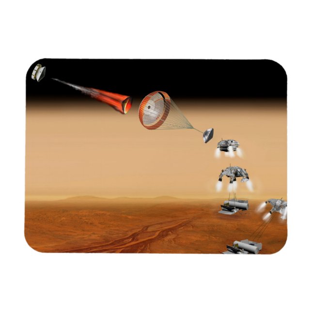 Vorgeschlagene Rückführungsmission der Mars. Magnet (Horizontal)