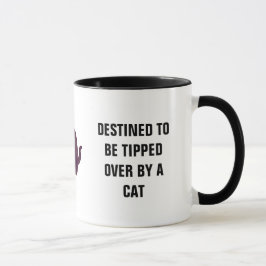 Vorgesehen, durch Katze umgekippt zu werden Tasse
