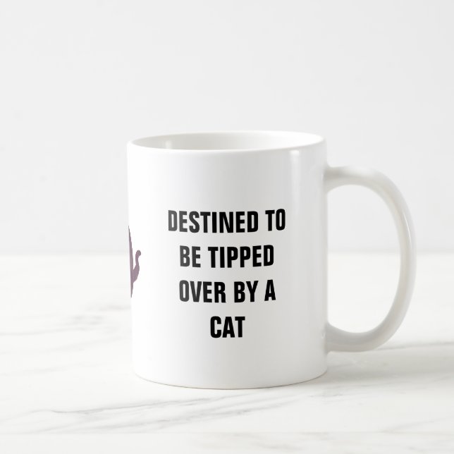 Vorgesehen, durch Katze umgekippt zu werden Tasse (Rechts)