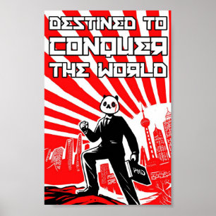 Vorgesehen, um das Weltplakat zu erobern Poster