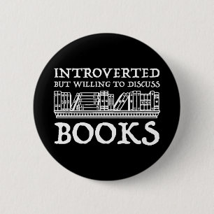 Vorgestellt, aber willens, Bücher zu diskutieren Button