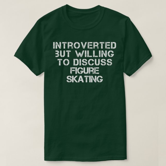 Vorgestellt, aber willens, die Abbildung Skaten zu T-Shirt (Design vorne)