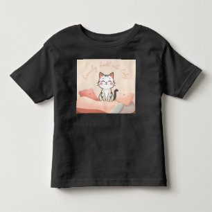 Vorgestellt, aber willens, Katzen zu diskutieren - Kleinkind T-shirt