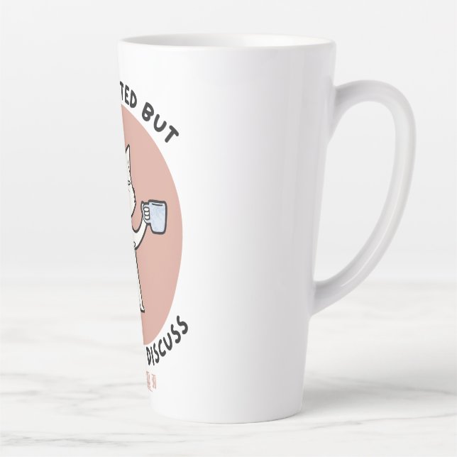 Vorgestellt, aber willens, Katzen zu diskutieren - Milchtasse (Rechts)