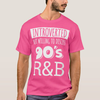 Vorgestellt, aber willens, über 90er-RB Musik Fa.  T-Shirt