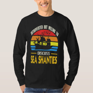 Vorgestellt, aber willens, über Meeresschänken zu T-Shirt