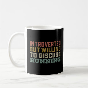 Vorgestellt, aber willens zu diskutieren, Maratho Kaffeetasse