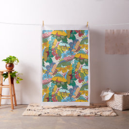 Vorgestellte Blume Stoff