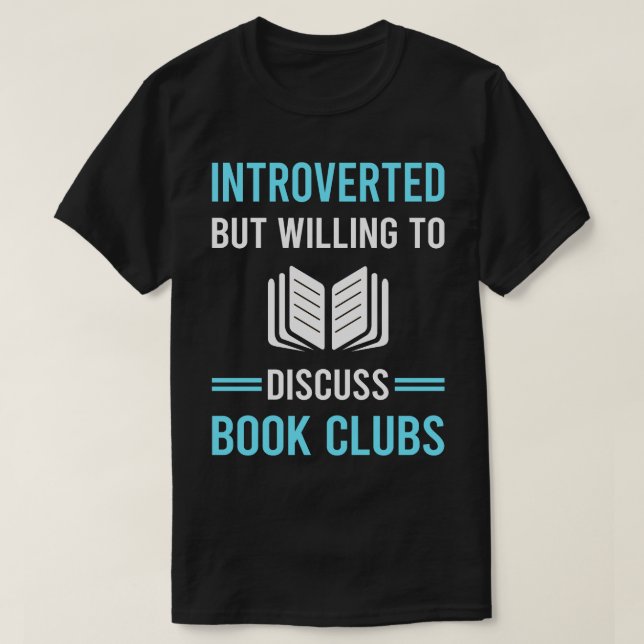 Vorgestellte Bücherklub Lesedokumente T-Shirt (Design vorne)