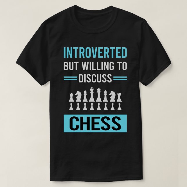 Vorgestelltes Schach T-Shirt (Design vorne)