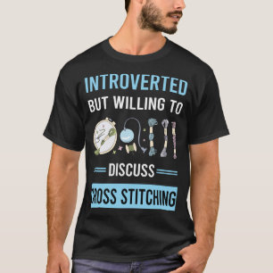 Vorgezogenes Querstich T-Shirt