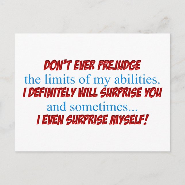 vorgreifen postkarte (Vorderseite)