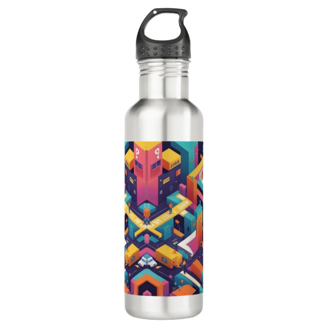 Vorhandene Frage Edelstahlflasche (Vorderseite)