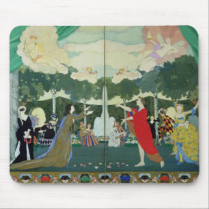 Vorhang-Entwurf für das "freie Theater" herein Mousepad