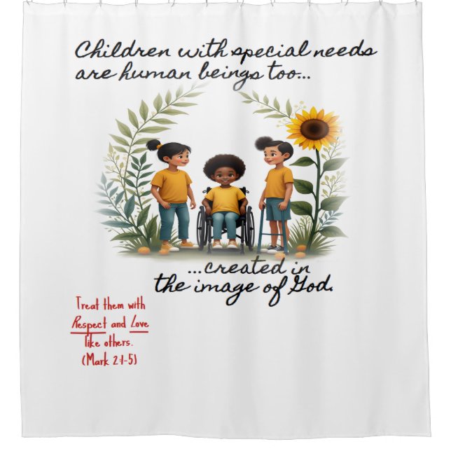 Vorhang für Behindertenbewusstsein (Vorderseite)