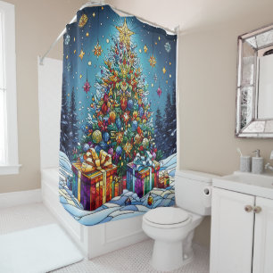 Vorhang für die Weihnachtsverkleidung
