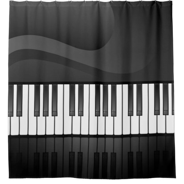 Vorhang für Klaviertastatur-Design (Vorderseite)