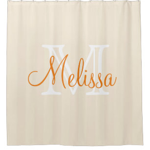 Vorhang für Mit Monogramm Dusche - Name Initials