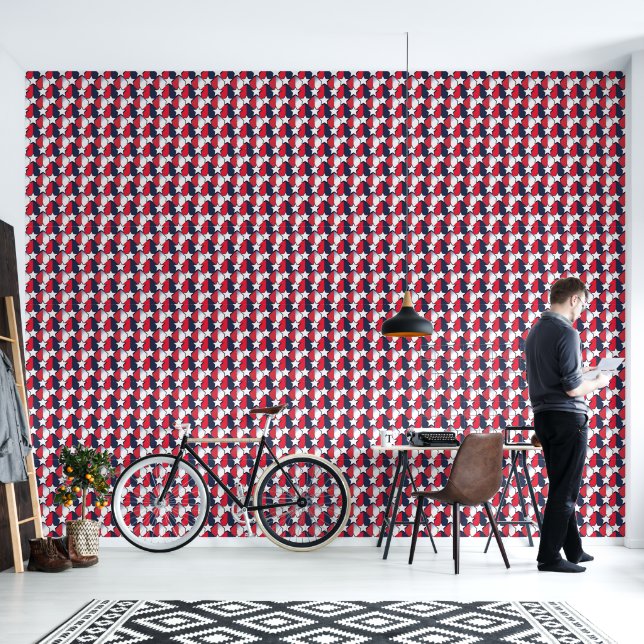 Vorhang und Hintergrundbilder zu den Patriotischen Tapete (Wohnbereich)