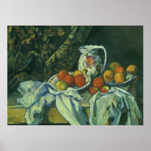 Vorhang von Paul Cezanne Poster