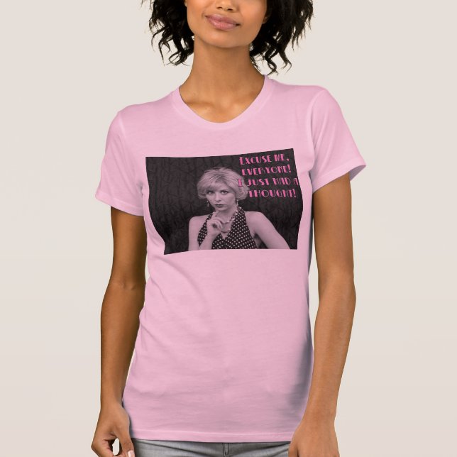 VORHÄNGE - "gedachter" T - Shirt (Vorderseite)