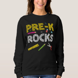 Vorher-K-Steine zurück zum Schullehrer Sweatshirt